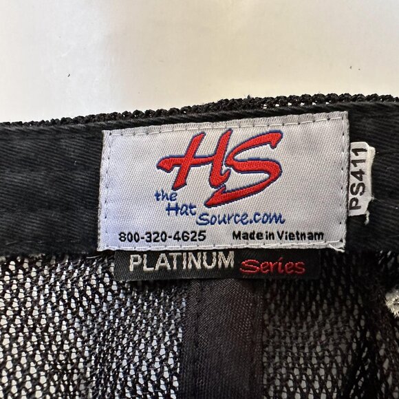 Barrel Associates International Trucker Hat HS Platinum Series Snapback Cap Gray - Picture 9 of 9